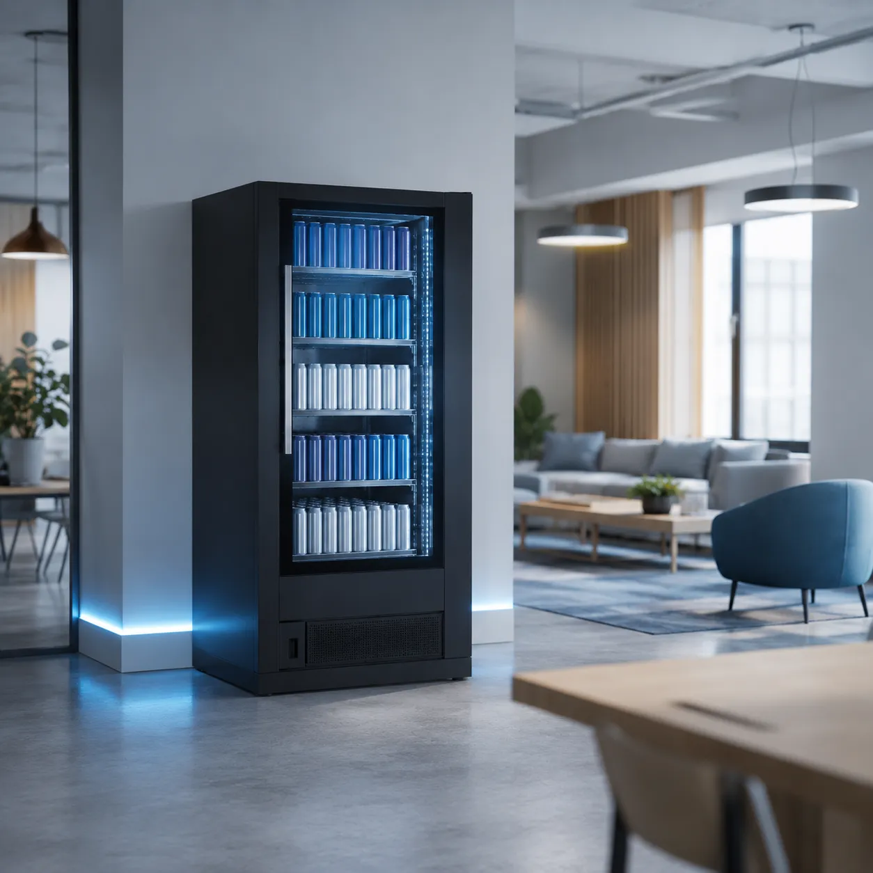 Automat för energidryck