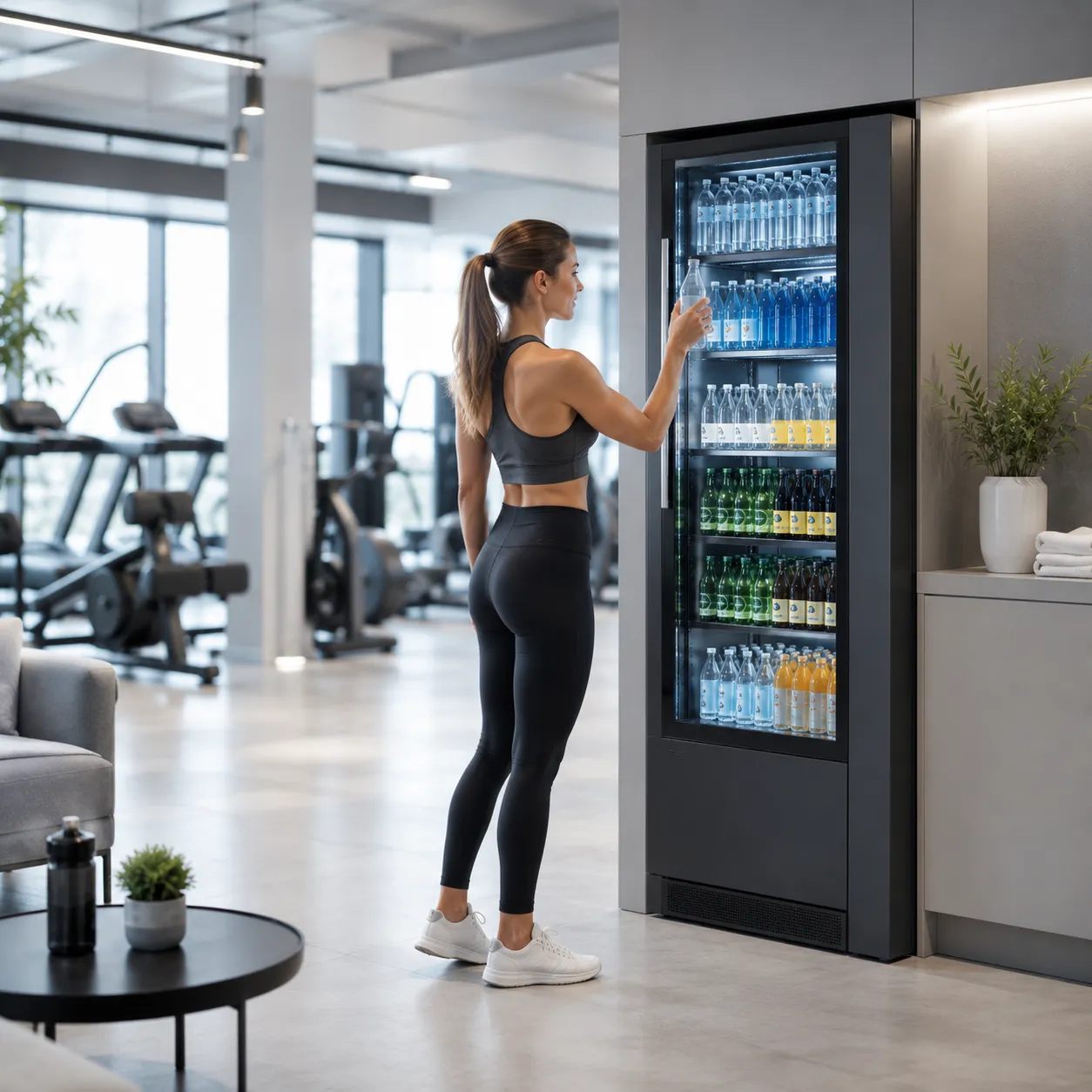 Dryckesautomat för gym